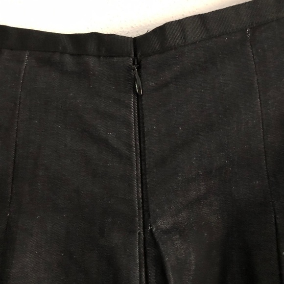 Gap Linen Cotton Pleated Chambray Mini Skirt Size 6 - Picture 3 of 9